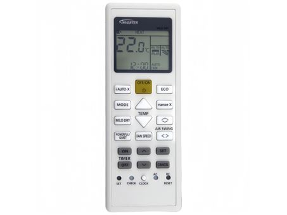 Comando Remoto Para Ar Condicionado Panasonic Modelo A75c16330 | Substituto Compatível Orysin
