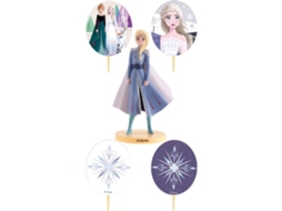 Conjunto Topper e Vela 3D Frozen DEKORA