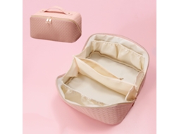 Bolsa De Cosméticos Impermeável De Pu Rosa, Presente De Dia Dos Namorados Para Mulheres SUNNY SPACES