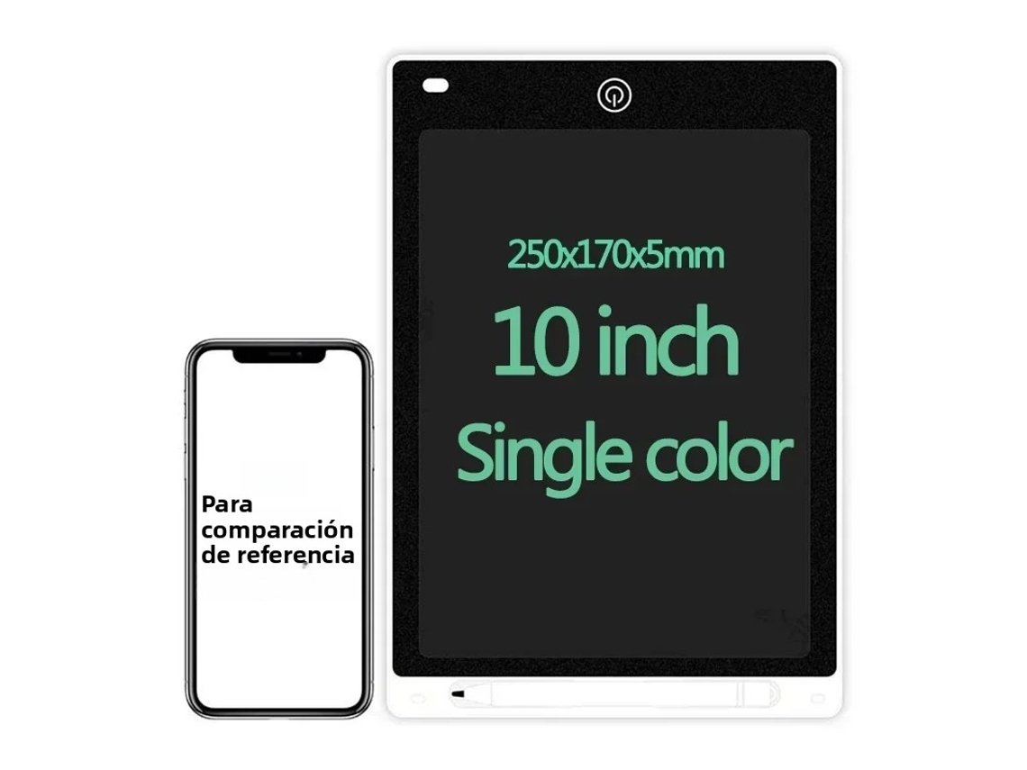 Tablet De Escrita Lcd (colorido A) De 10 Polegadas, Prancheta De Desenho, Quadro Para Rabiscos E Esboços Infantis, Quadro Negro De Brinquedo