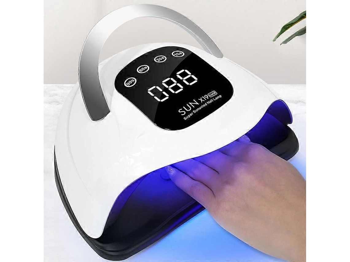 X19max Uv Led Lâmpada de Secagem Unhas Alta Potência 320w Rápida Esmalte Gel Secador Luz GOKOCO