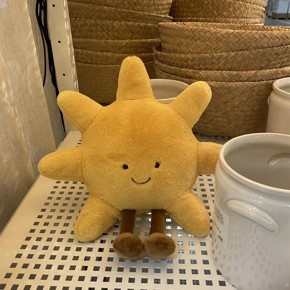 (sol De 35 Cm) Brinquedo De Pelúcia Criativo Sobre O Clima, Presente Macio De Pelúcia