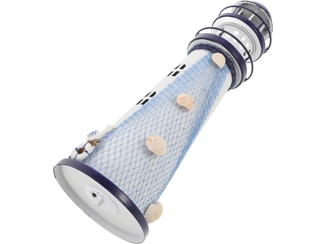 Lanterna De Farol Estilo Farol De Ferro Azul