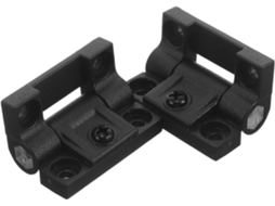 Dobradiças Plásticas Ajustáveis Com Torque E Fricção Para Armários De