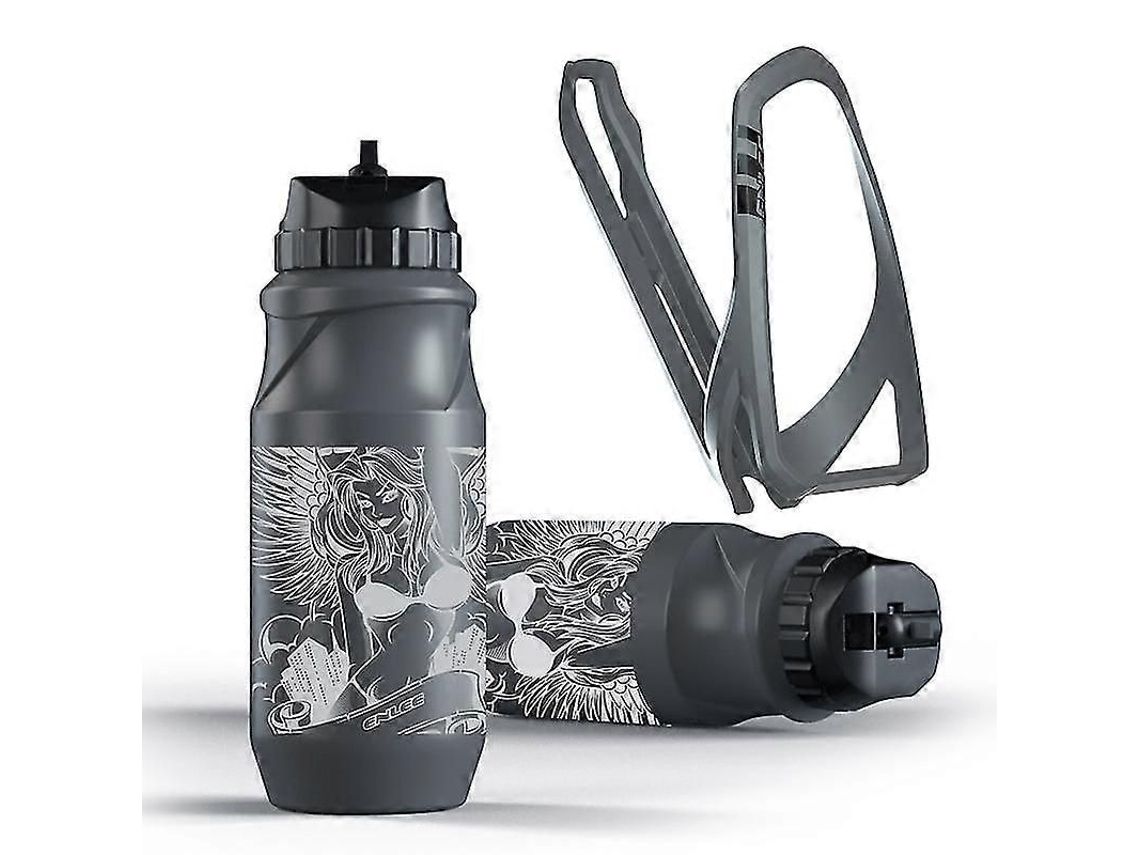 Garrafa De Água Portátil De Plástico Para Ciclismo De Montanha, 650ml, Para Uso Ao Ar Livre, Com Suporte.