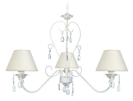 Candeeiro de Teto  Pampilles Branco