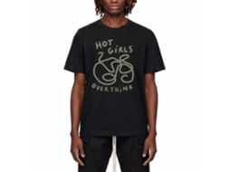 Camiseta Rockinstone Hot Girls Overthink Lauren Emmett Art - Estilo de designer exclusivo