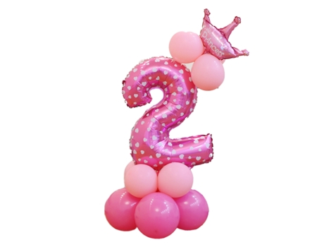 Balão Número 32 para Festa de Aniversário ou Casamento (Número 2)