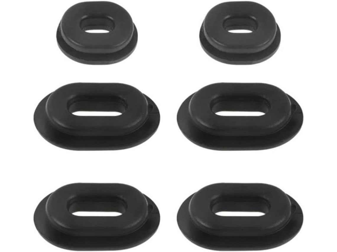 Conjunto de 12 rodas "bêbadas" para carenagem lateral de motocicleta.
