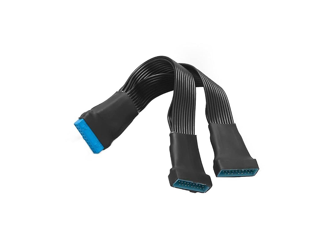Cabo Divisor De Extensão Usb 3.0 De 19 Pinos Para Placa Mãe, Com Conector De Extensão Interno De 19 Pinos E 20 Pinos Dwdz Aquaforge