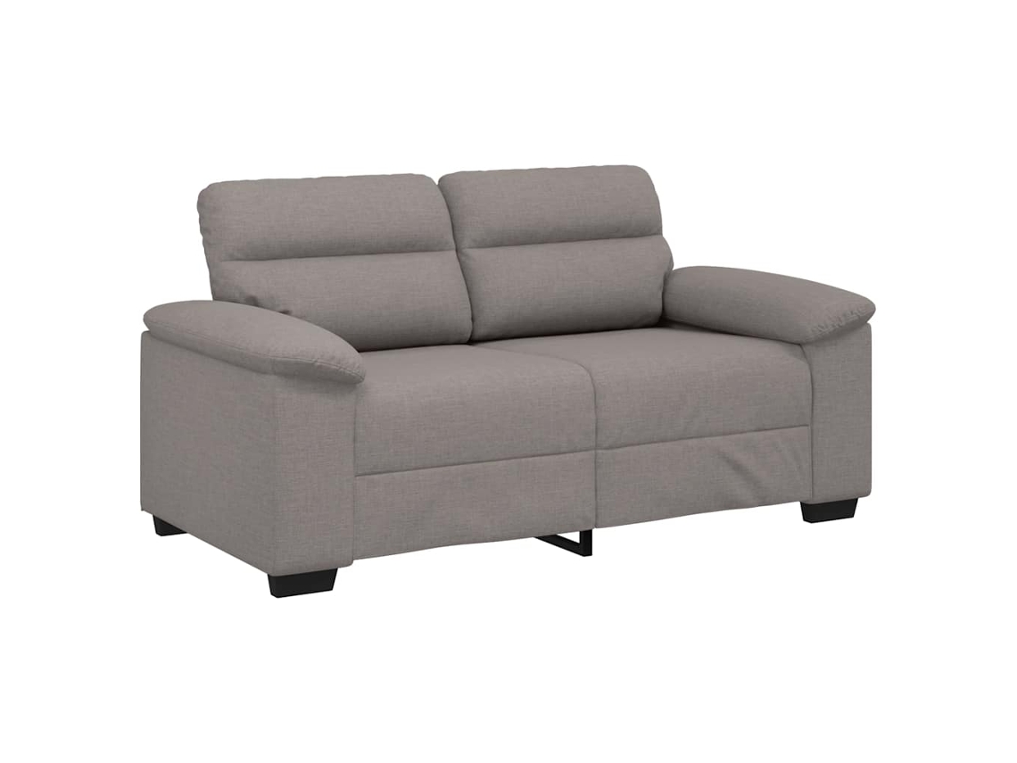 Sofá de 2 Lugares Tecido 160x81x84 Cm Cinzento Acastanhado MAISON EXCLUSIVE