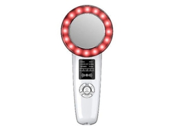 Máquina de Cavitação Máquina de Aperto Ultra-Sônico Da Pele Vibrador Ems Vermelho Azul Led Massageador Portátilbranco YIZHOOD