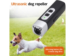 Treinador Ultrassónico Anti-latido Para Cães Com Luz Led, 3 Modos, 25-40khz, Seguro E Humano Para Corrigir Comportamentos