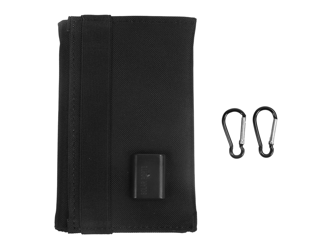 Painel Solar Portátil Plegável 6v com Saída USB e Impermeável para Exterior com Marca