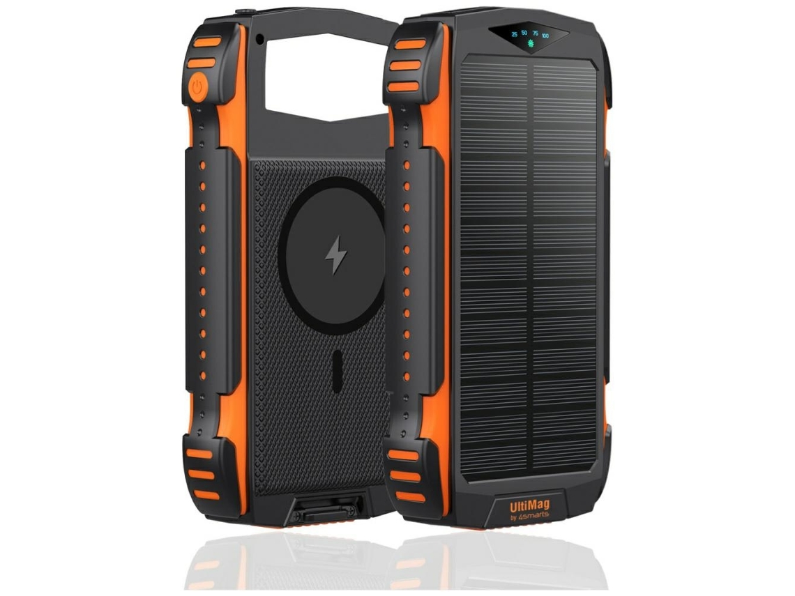 4smarts Solar Powerbank Titanpack Para Celulares 20000mah Resistente Ultimag