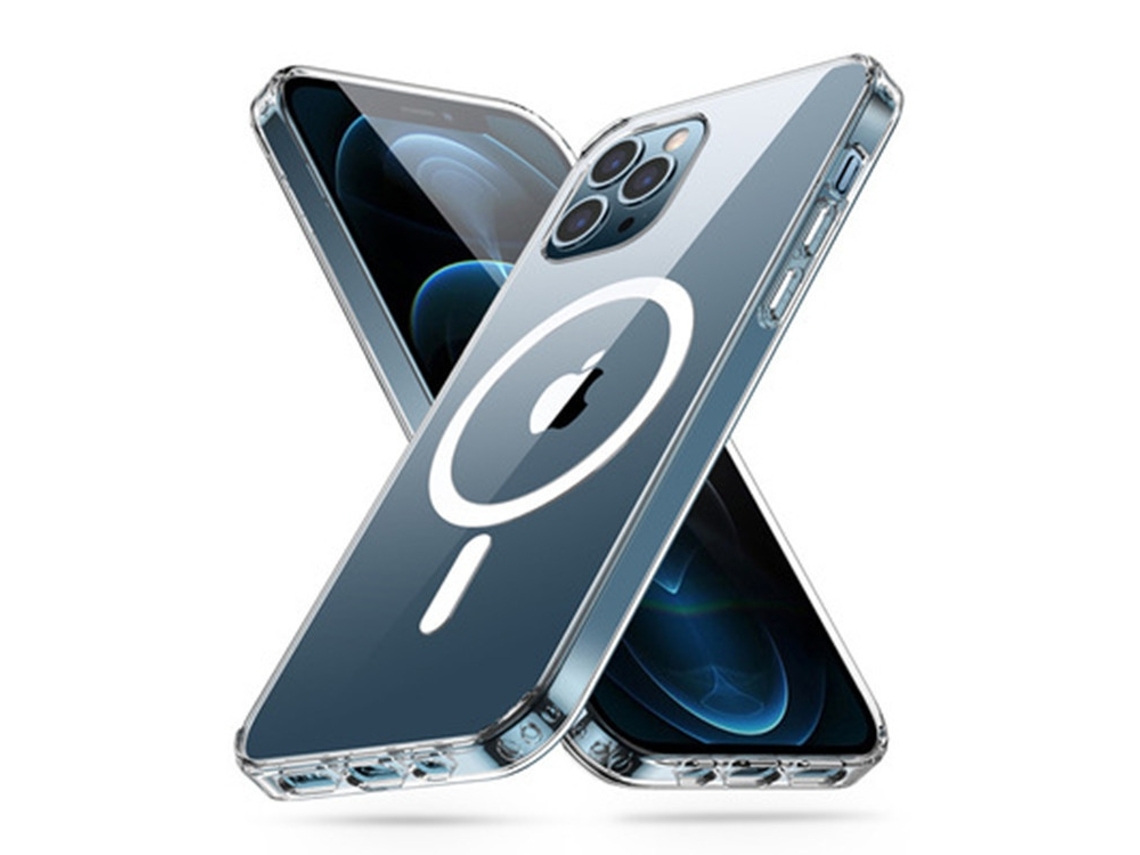 Capa Magnética Transparente Para Iphone 17 Pro