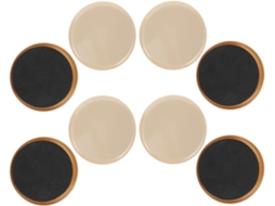 Homoyoyo Conjunto De 8 Peças Deslizadores Autoadesivos Silicone E Ptfe Para Cadeiras Mesas, Redução De Ruído E Proteção
