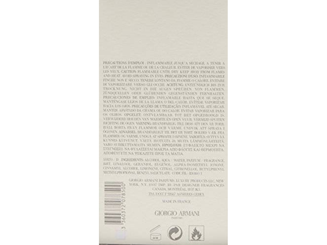 Perfume GIORGIO ARMANI Acqua di Gio Man Eau de Toilette (200 ml)