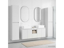 Vidaxl Conjunto De Móveis Para Banheiro 5 Unid. Branco