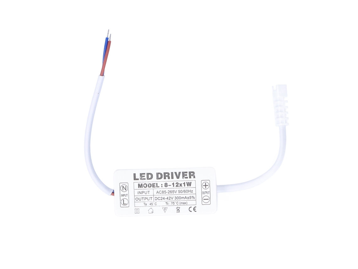 Driver de LED 2026 com transformador de corrente constante, fonte de alimentação de 300mA para lâmpadas, AC85-265V DC24-42V