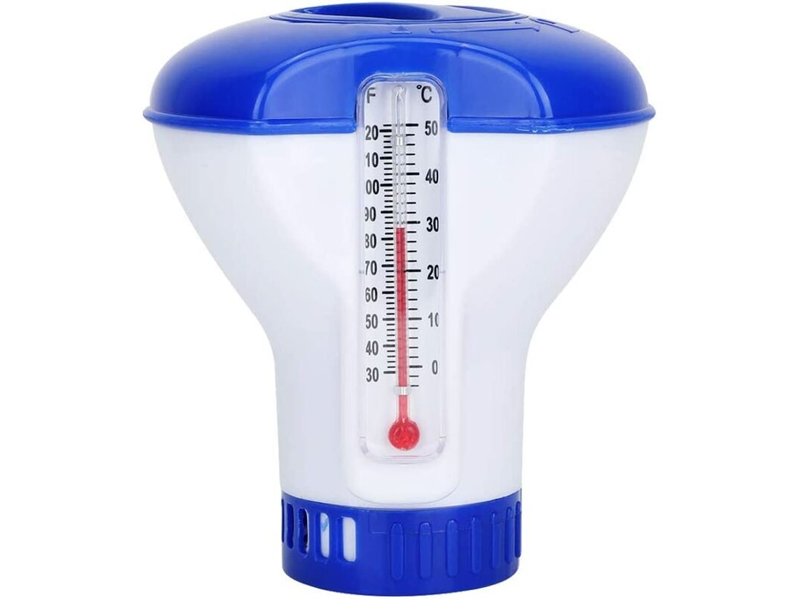Flutuador Químico Para Piscina, Dispensador De Cloro Para Piscina, Equilibra O Ambiente De Natação, Mantém Os Níveis De Bromo Para Piscinas Enterradas