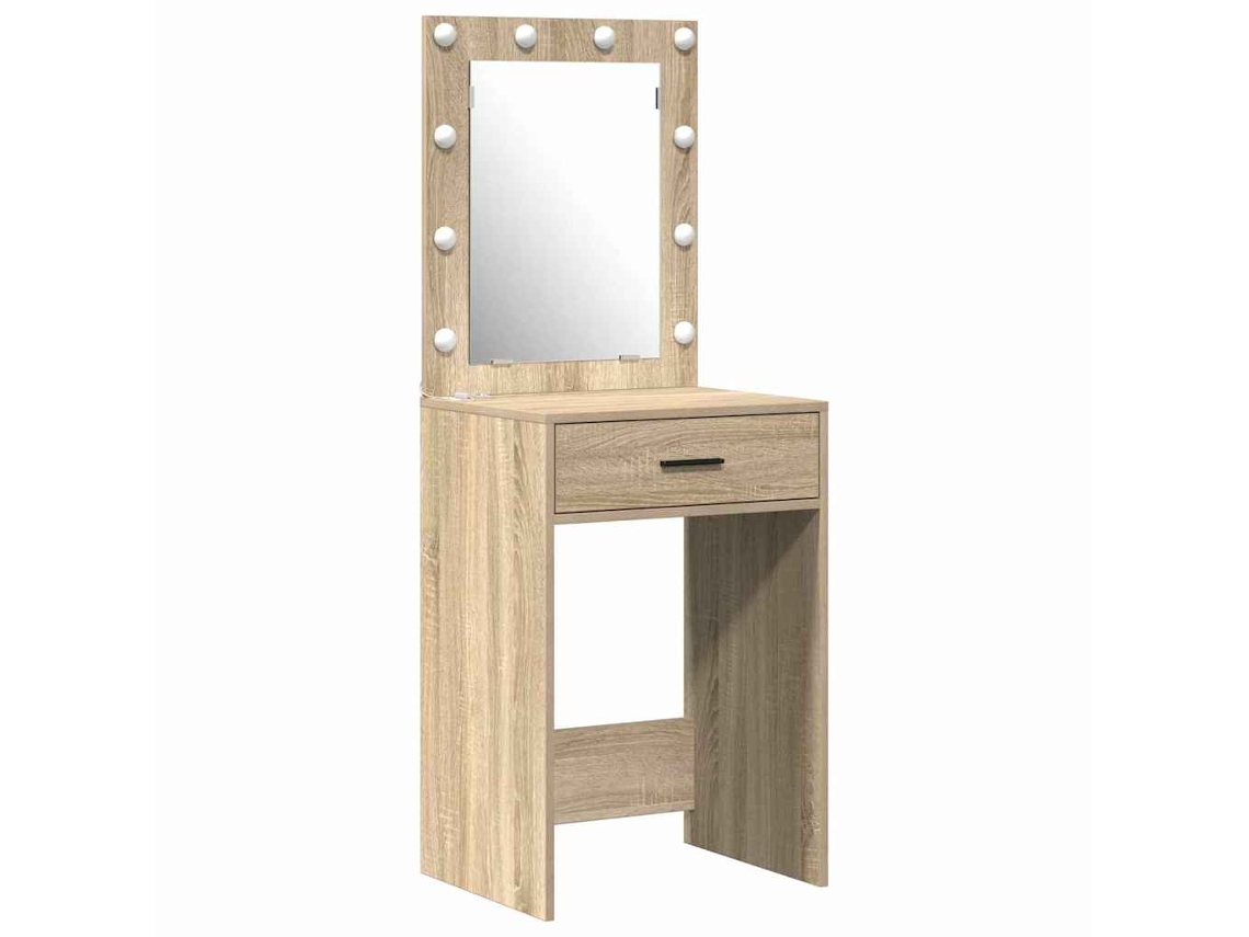 Conjunto 3 Mesa De Vestir Vidaxl Castanho Derivados De Madeira (40 X 41 X 135 Cm)