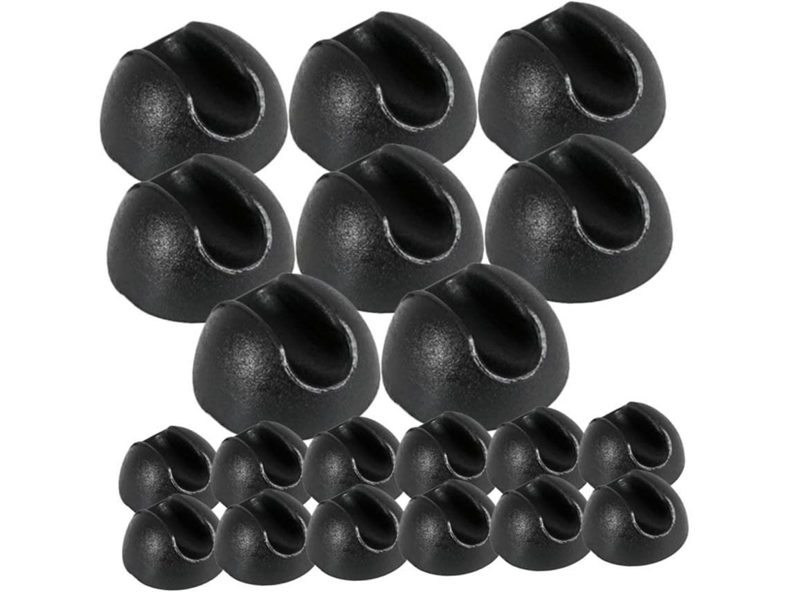 Lurrose Conjunto De 20-protetores Pés Cadeira Antiderrapantes Em Pvc Para Móveis Fácil Instalação Ideal Bares E