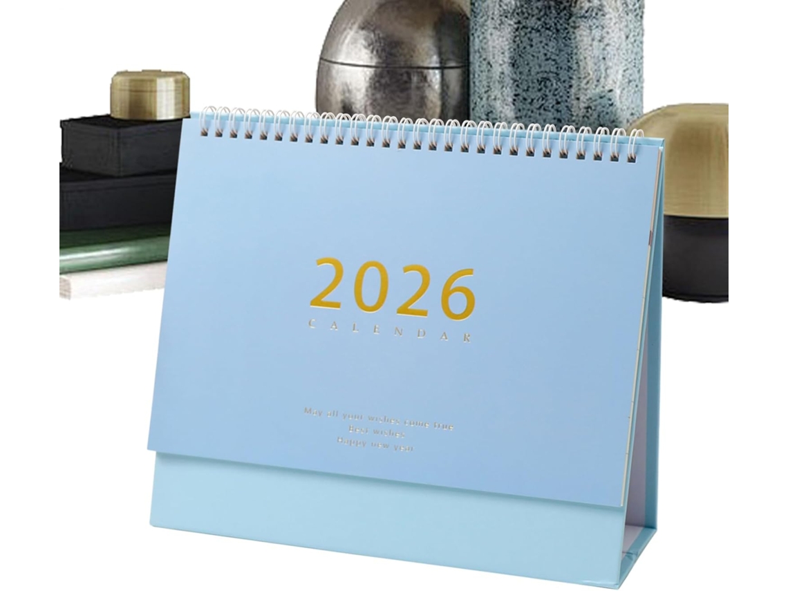 Calendário de Mesa para Anual 2026, Amigos, do Professores, Planejador Alunos, Casa, Escola, Escritório, CHABERLU