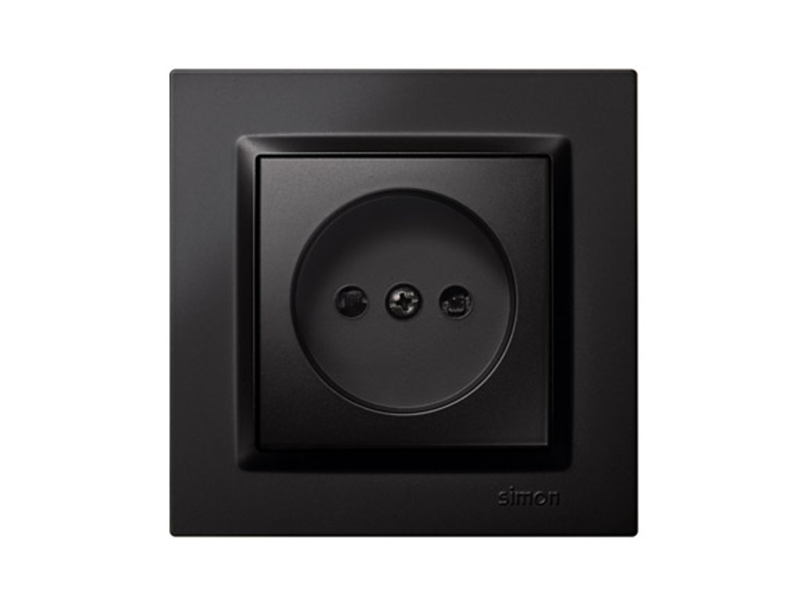 Plug Base Sem Tt Embed Preto SIMON