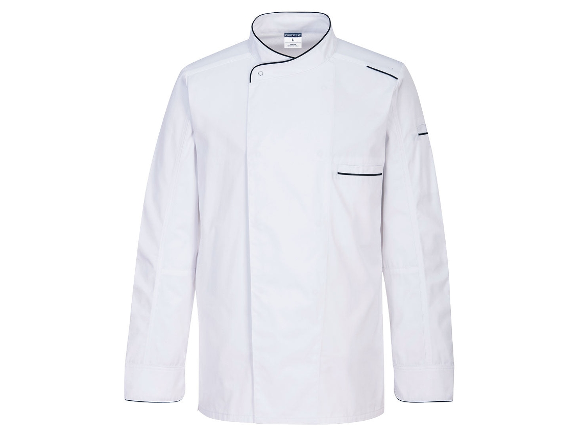 Jaqueta De Cozinha Surrey M/l Conforto E Estilo / Branco / Xl Portwest