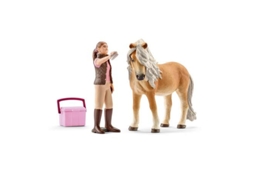 Conjunto de Figuras SCHLEICH Escovagem com Pónei Icelandic