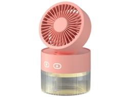 Ventilador RAMPOW Pequeno com Umidificador 350Ml/1200Mah