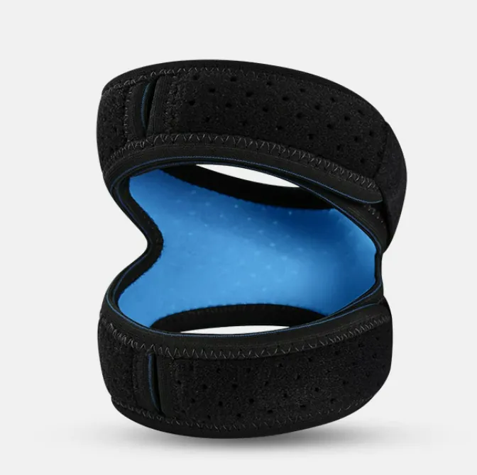 Joelheira de Corrida para Esportes Ao Ar Livre hx43 Preto e Azul marinho unitário tamanho Único AOZORZ