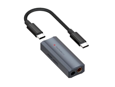 Adaptador de áudio auxiliar Fosi Audio DS2 USB-C para 3,5 mm, amplificador de fone de ouvido de alta resolução, dongle DAC CS43131