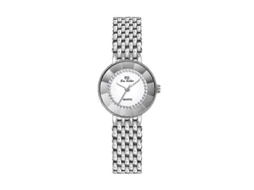 Relógio Feminino Bs Bee Sister Fa1199 Com Mostrador Redondo E Vidro De Borda.