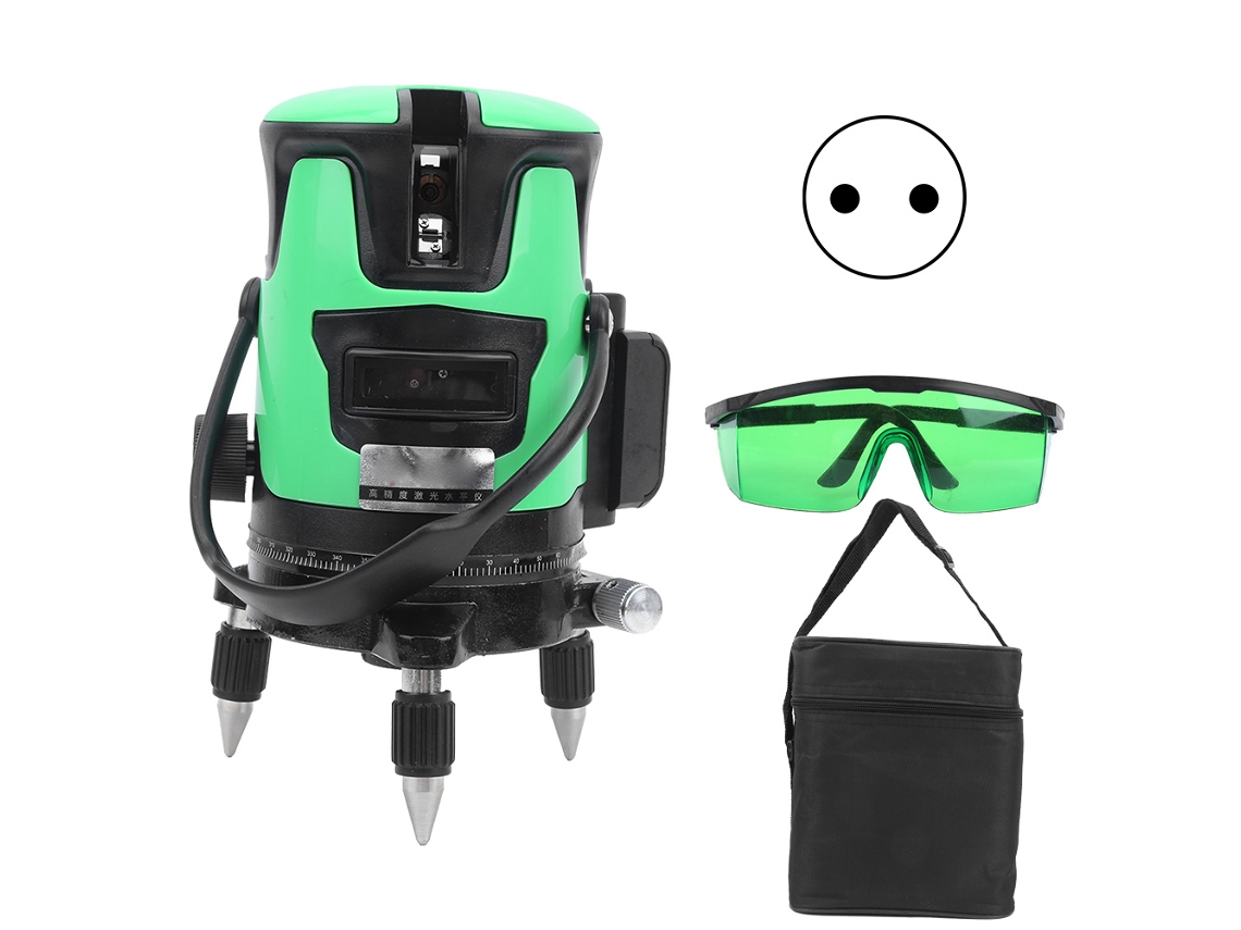 Nível de Linha Verde Automático com Laser 360° | S/MARCA