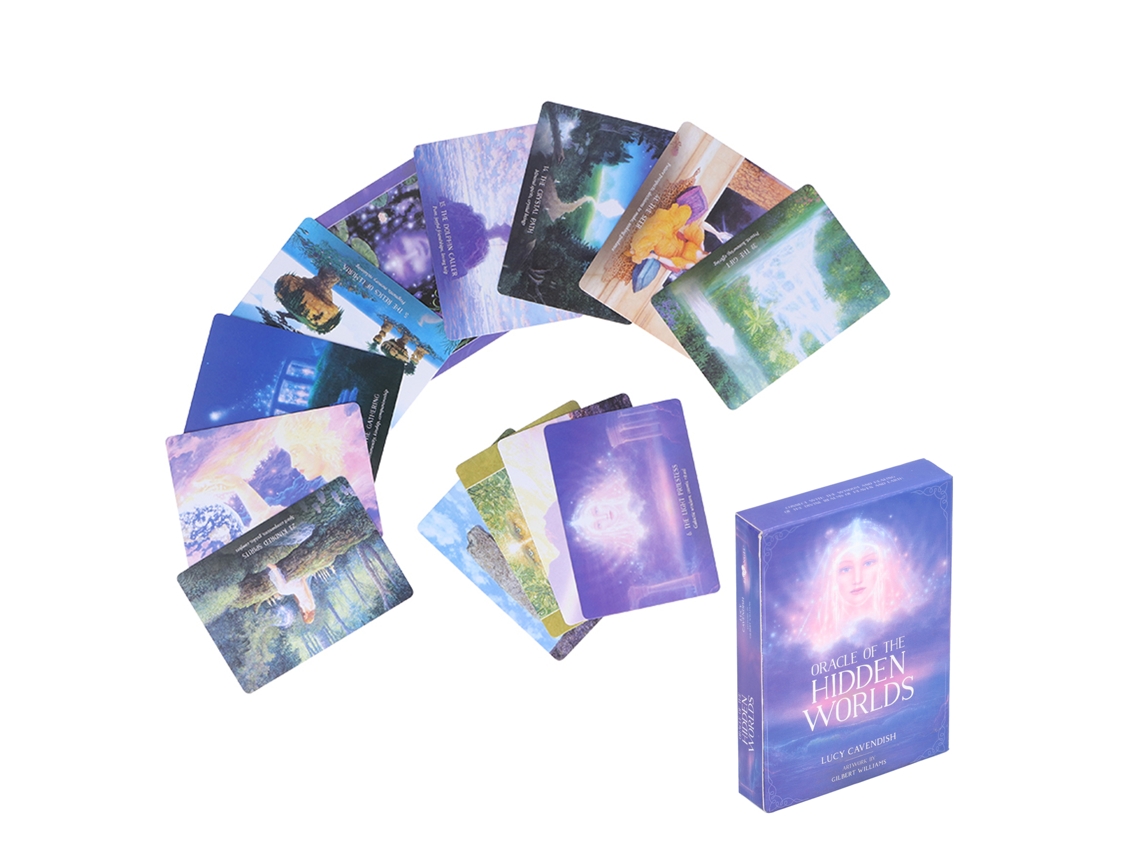 2026 cartas de Tarot de Papel Revestido para Entretenimento e Divinação Jogo de Mesa Interativo