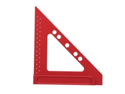 Laxiscreed Régua Triangular De Alumínio Para Marcação De Furos Com Ângulo Reto Em Escolas E Escritórios