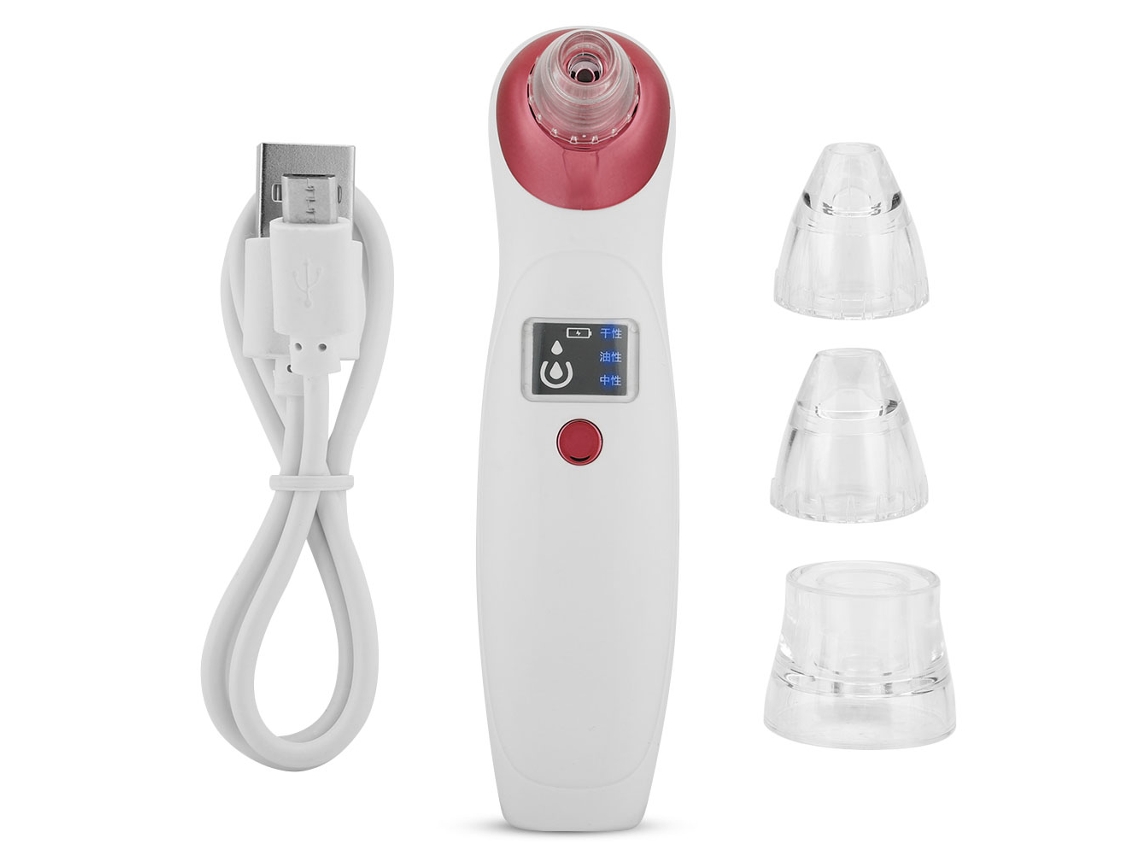 Instrumento Elétrico De Limpeza De Pores Faciais Para Remoção De Cravos E Acnes