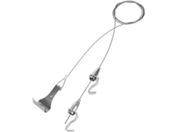 Conjunto De 1 Sistema Ajustável Para Exibição Imagens Com Cabo E Ganch