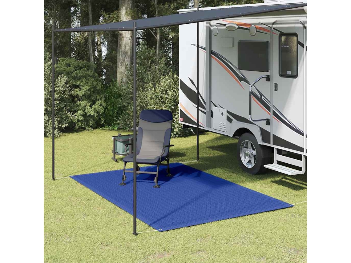 Vidaxl Tapete De Campismo Para Tenda Pead 200x300 Cm Azul