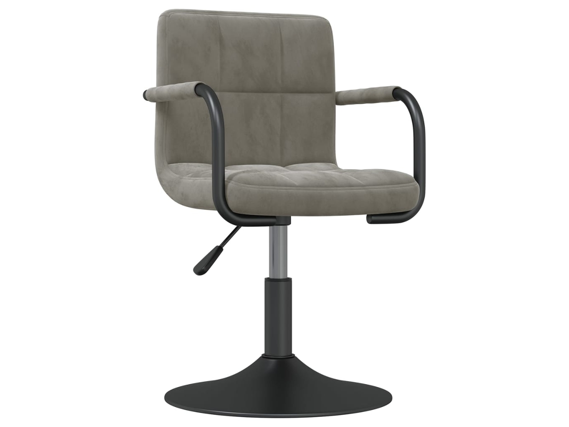 Bar Stool, Bar Stools Vidaxl Cinzeto Veludo (n/a)