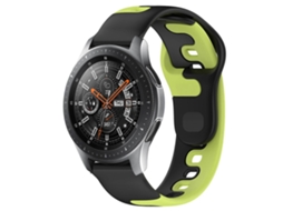 Pulseira De Silicone Bicolor De 22 Mm