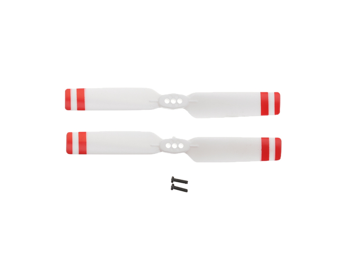 Conjunto de Pás de Cauda para Helicóptero Rc Eachine E220s Md500, Vermelho e Branco. MDUG