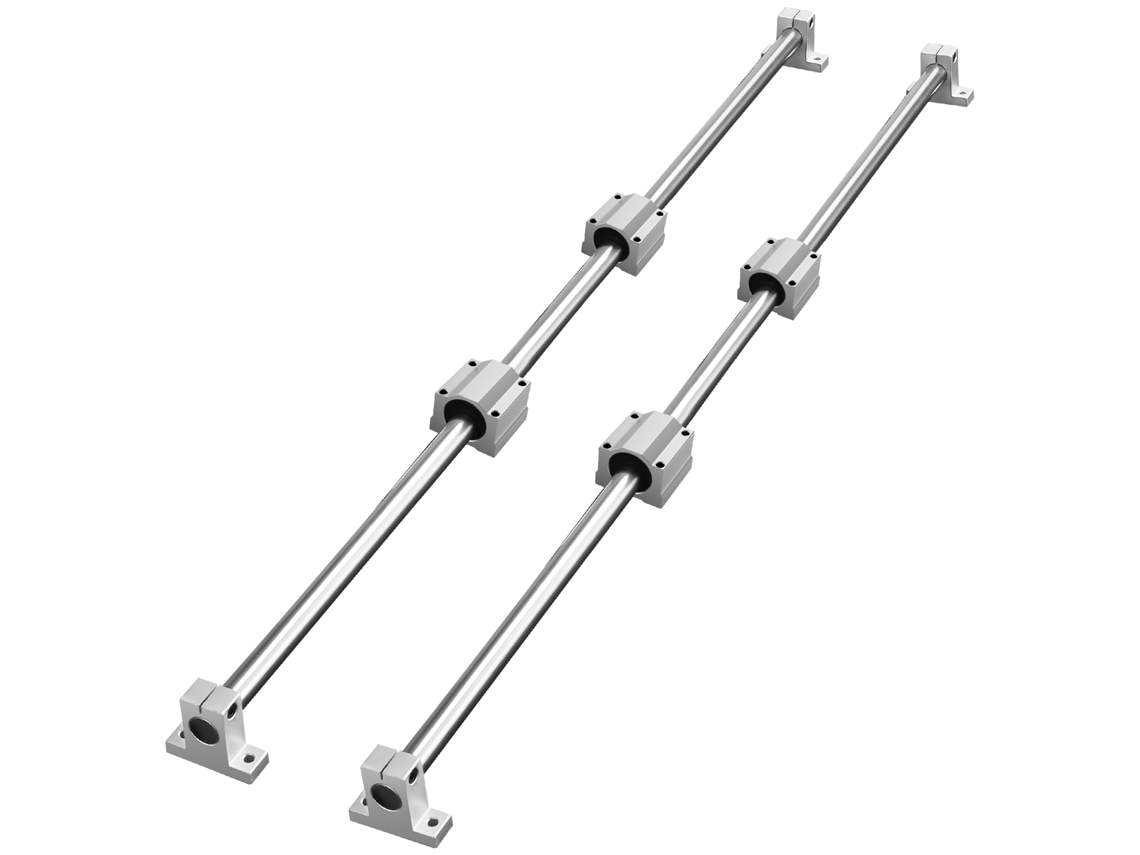 Conjunto de Trilhos de Guia Linear VEVOR Sfc20 1000 Mm 2 Pcs 39 4 Pol./1000 Mm Trilhos