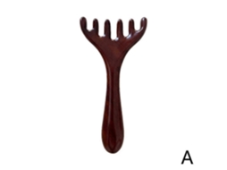 Pente De Massagem De Madeira Com Dentes Largos Para Cuidados Com O Couro Cabeludo E Cabelo - Presente Ideal