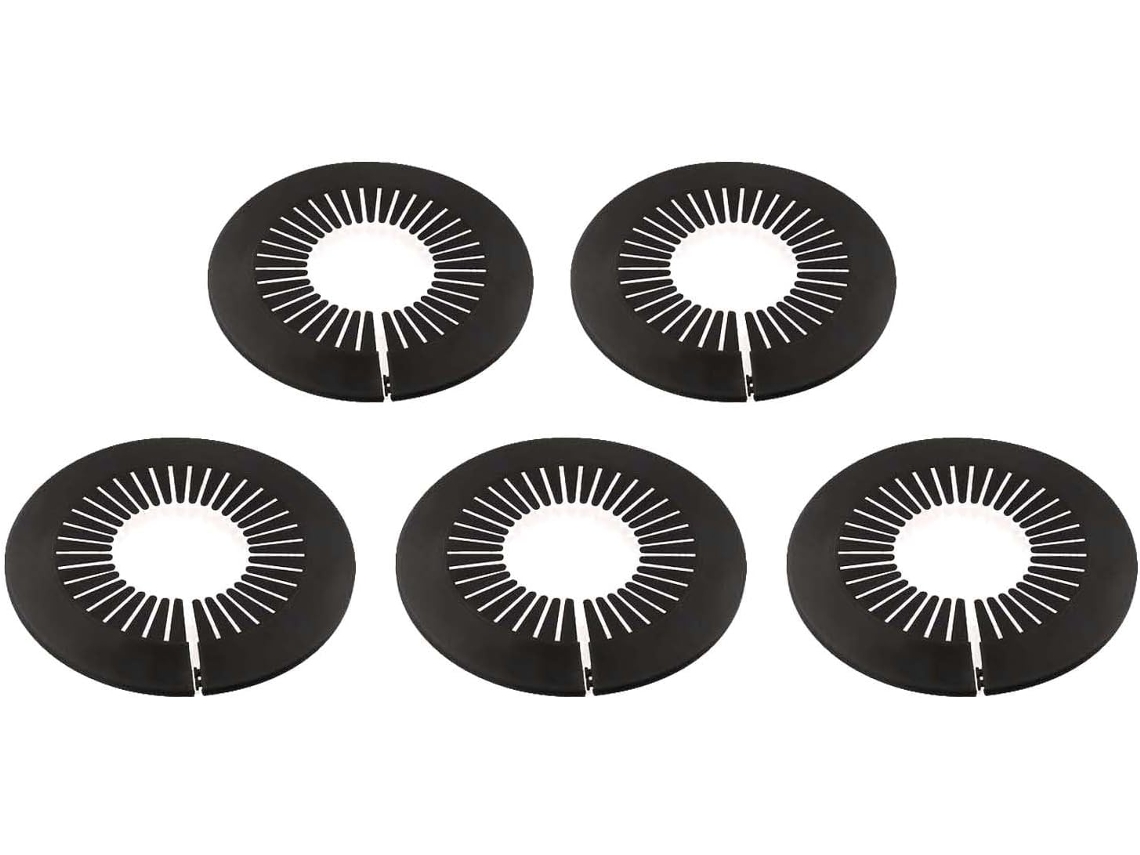 Conjunto De 5 (190 220) Tampas De Tubo Flangeadas | Roseta Decorativa Para Tubos