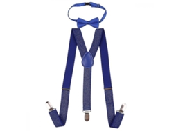 2026-lazo E Tirantes Elásticos Ajustáveis Para Crianças, Material Seda Poliéster, Cores Variadas, Tamanhos Para 1-16 Anos 85 Cm (12-16 Anos) Azul Real