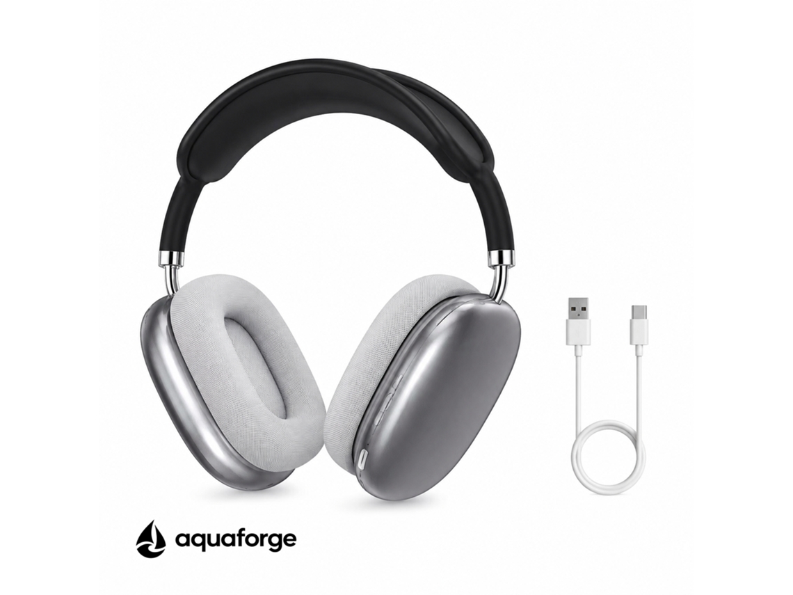 Fones De Ouvido Bluetooth Sem Fio Dobráveis Com Microfone Som Estéreo