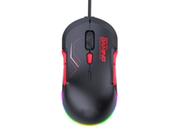 Rato Yizhood Programação Bluetooth Wireless Backlight Left Hand Computer Gaming 10000 Dpi Silencioso Para Laptop Vermelho